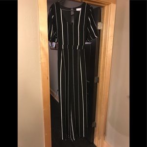 Striped jumpsuit
